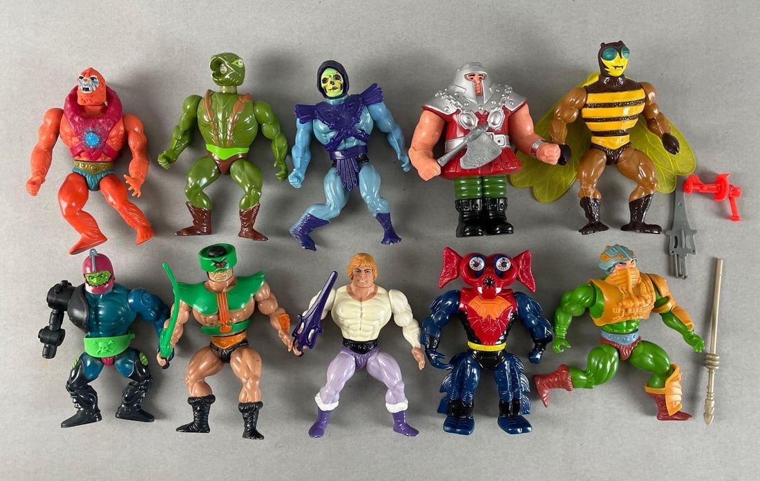 Group of 1980s Mattel Masters of the Universe Action Figures (1 of 2)
