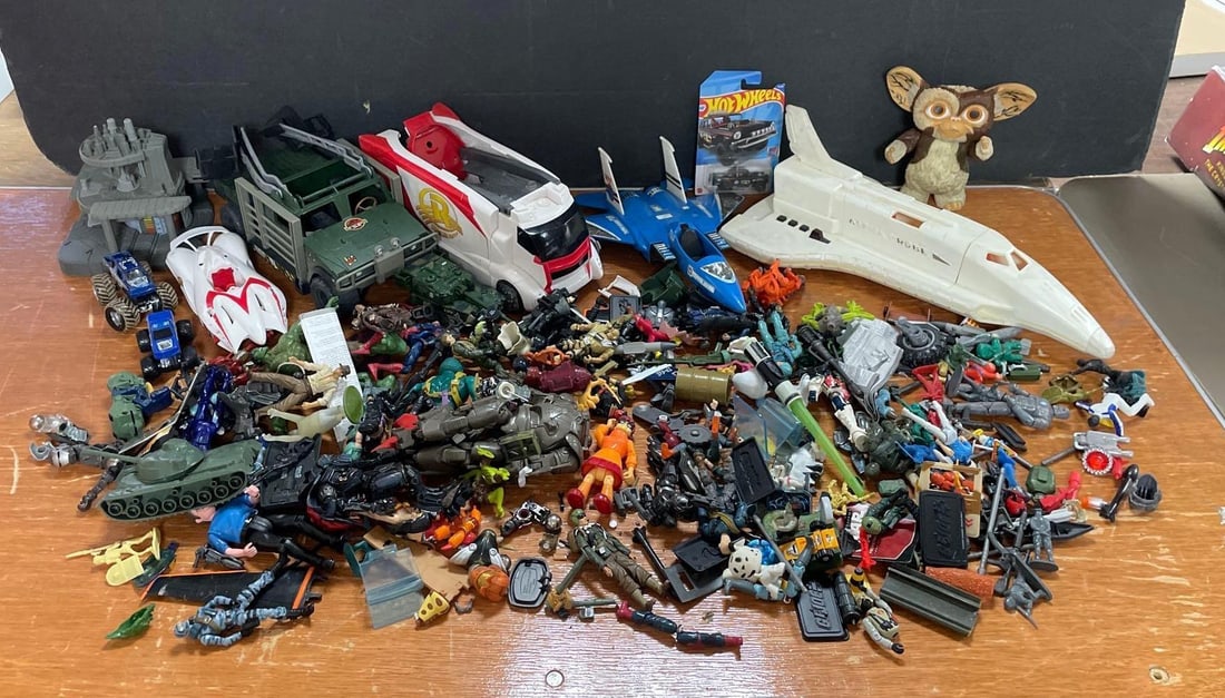 Group of Assorted Action Figures, Vehicles and More (1 of 3)