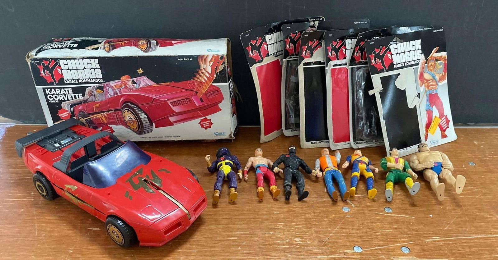 Group of 1986 Kenner Chuck Norris Karate Kommandos Action Figures (1 of 3)