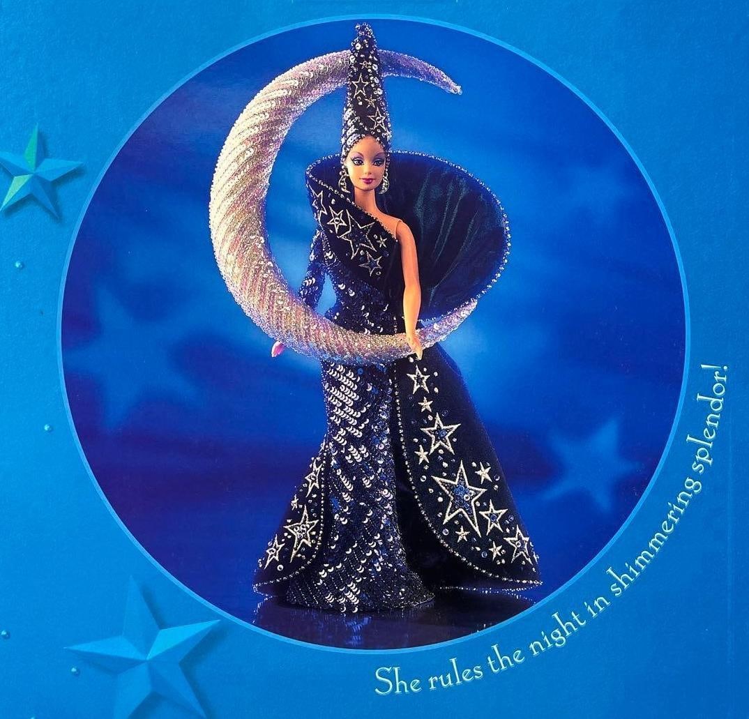 1996 Mattel Bob Mackie Moon Goddess Barbie Fashion Doll (1 of 3)