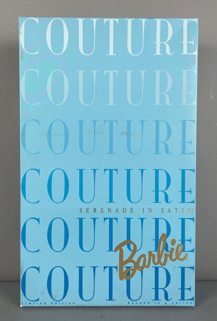 1996 Mattel Couture Serenade in Satin Barbie Fashion Doll: Limited edition, original packaging