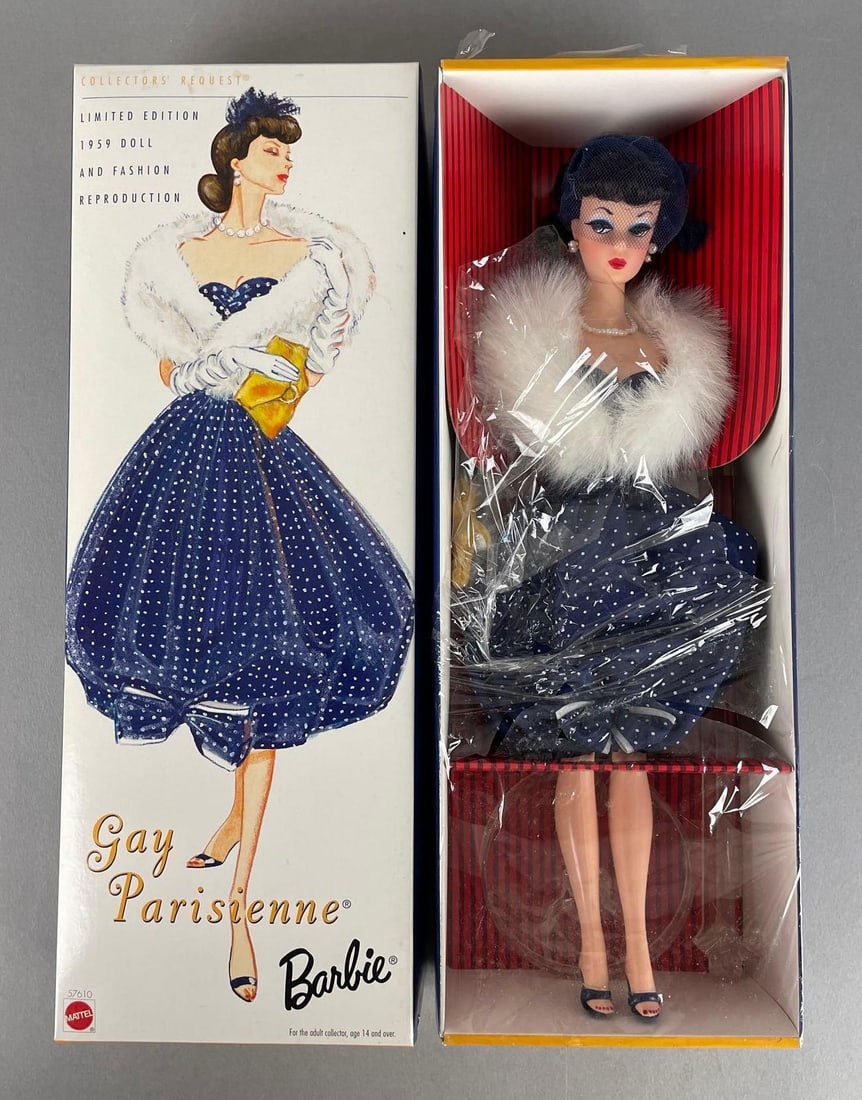 2002 Mattel Limited Edition Reproduction Gay Parisienne Barbie Fashion Doll (1 of 2)