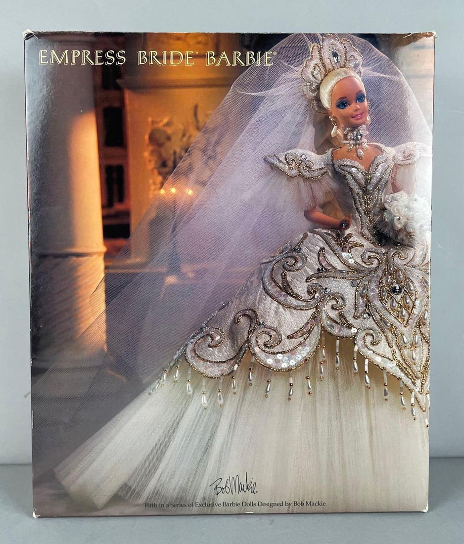 1992 Mattel Bob Mackie Empress Bride Barbie Fashion Doll (1 of 2)