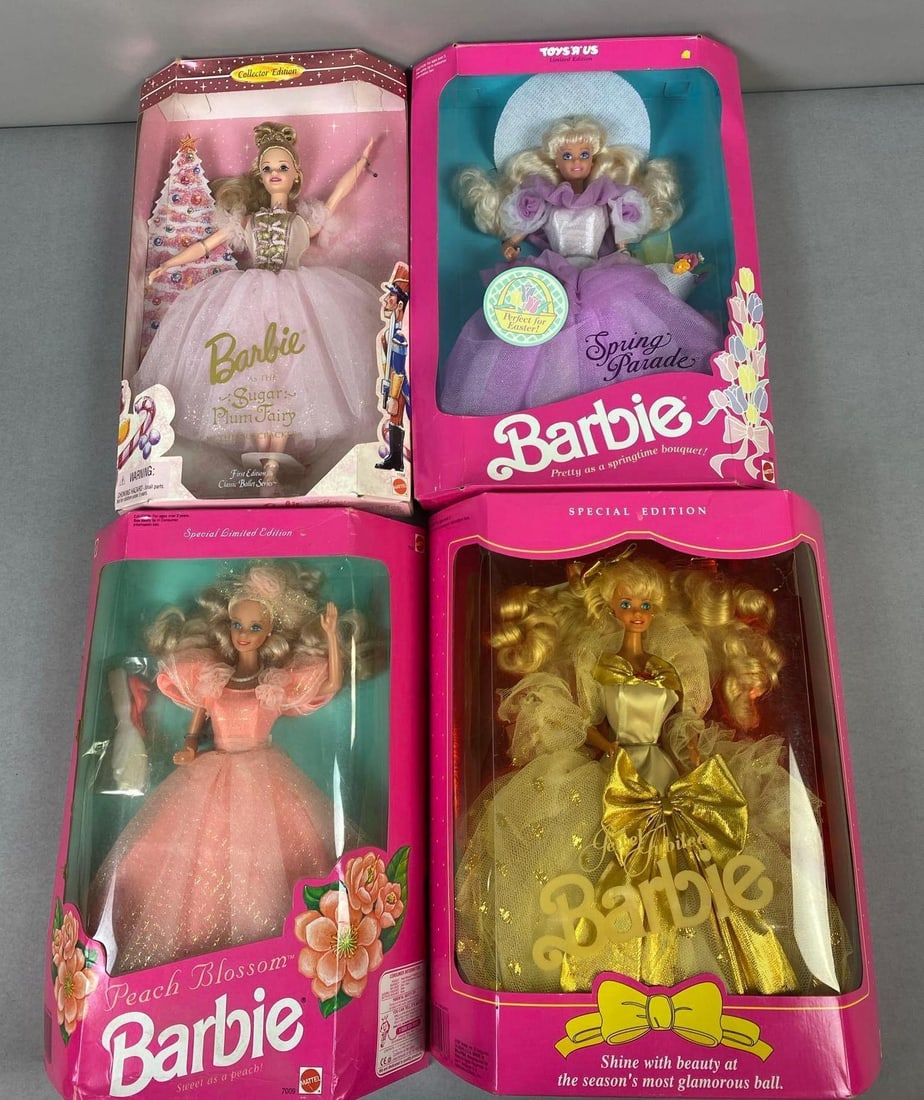 Group of 4 Mattel Barbie Fashion Dolls (1 of 3)