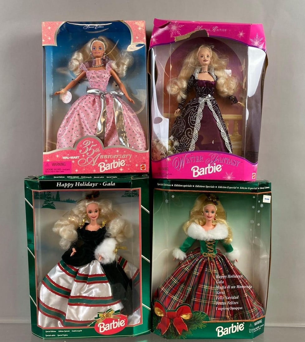 Group of 4 Mattel Barbie Fashion Dolls (1 of 3)