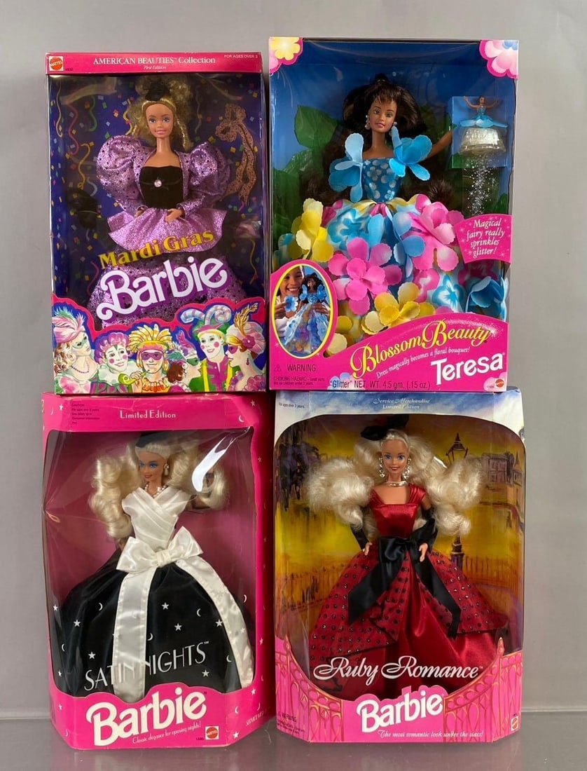 Group of 4 Mattel Barbie Fashion Dolls (1 of 3)