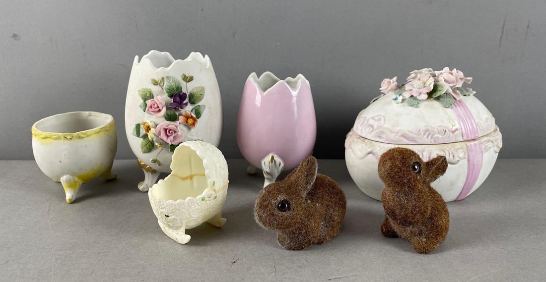 Group of Vintage Easter Decorations (1 of 4)