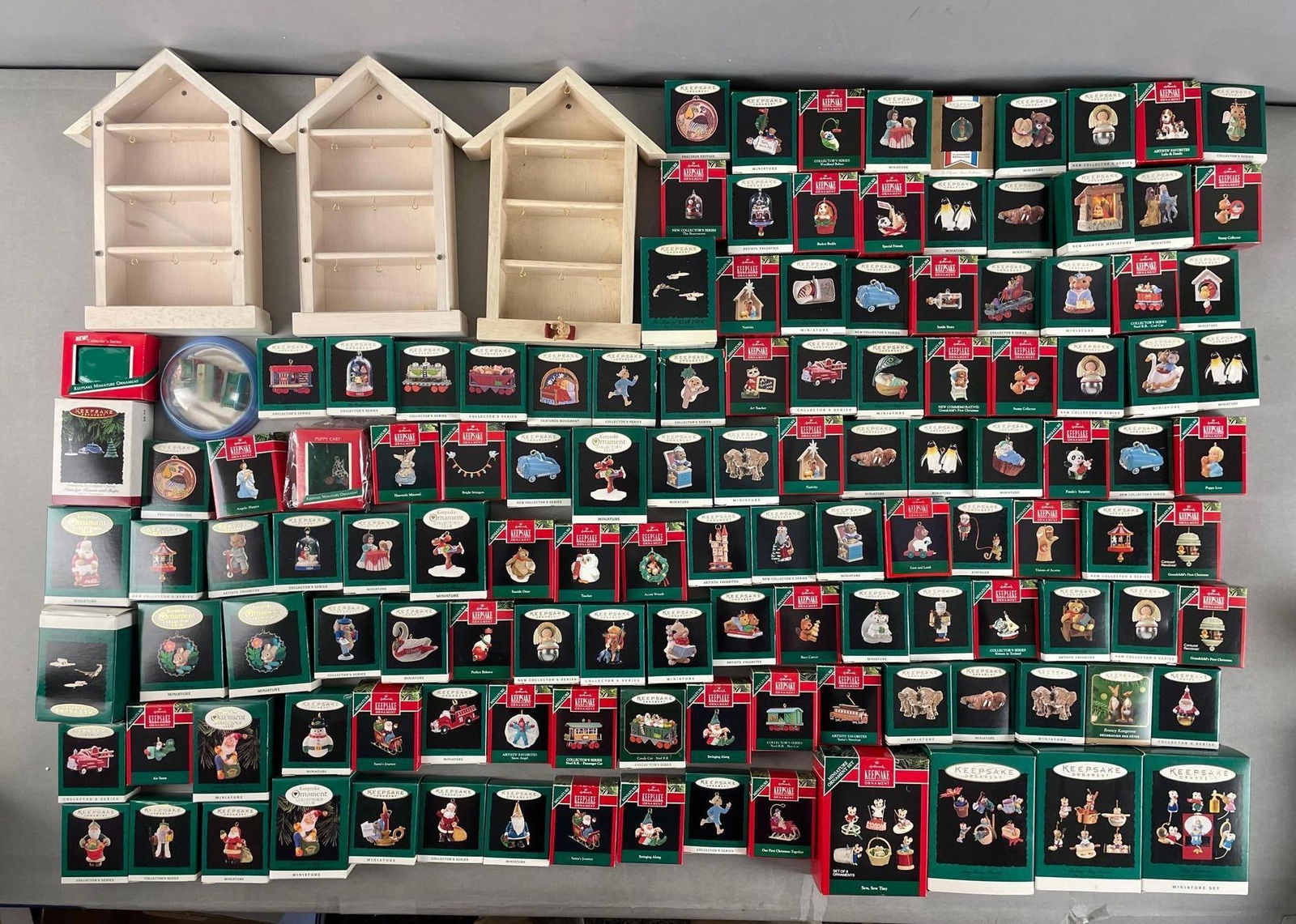 Group of Hallmark Keepsake Miniature Christmas Ornaments (1 of 3)