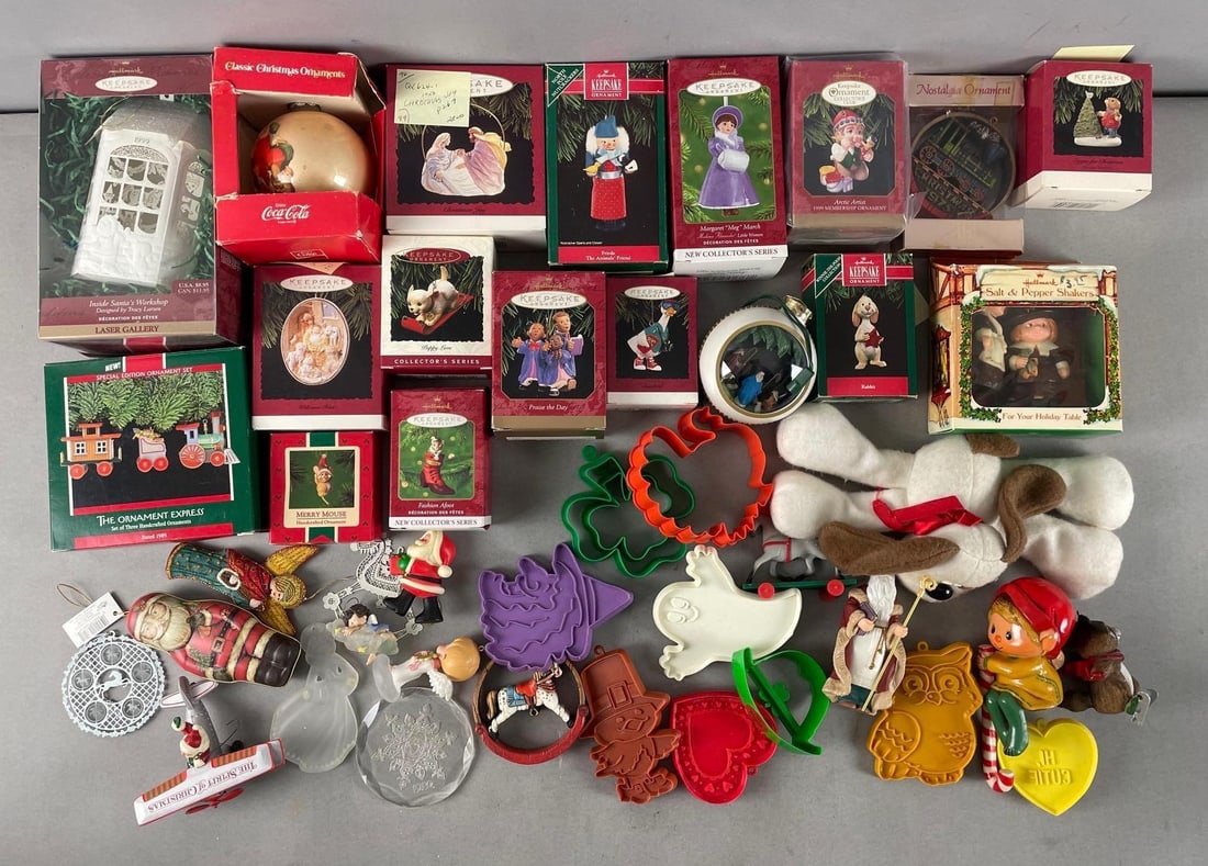Group of Hallmark Keepsake Christmas Ornaments and More (1 of 3)