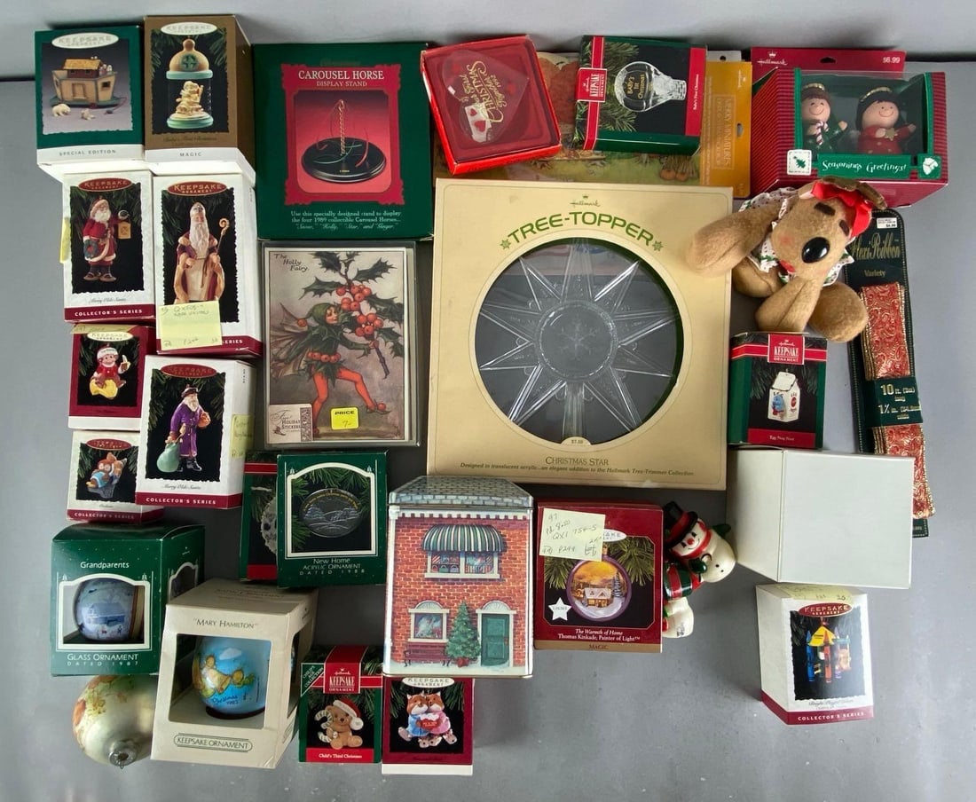 Group of Keepsake Christmas Ornaments and More (1 of 2)