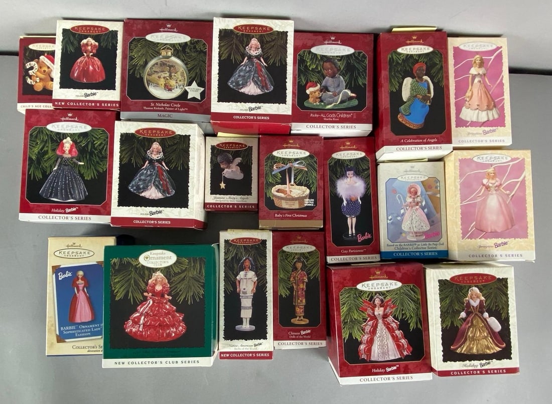Group of Hallmark Barbie Keepsake Ornaments and More (1 of 3)