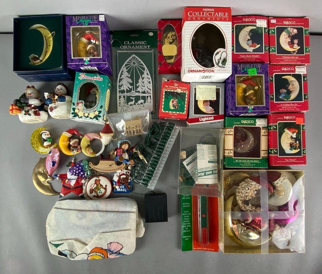 Group of Enesco Christmas Ornaments and More (1 of 3)
