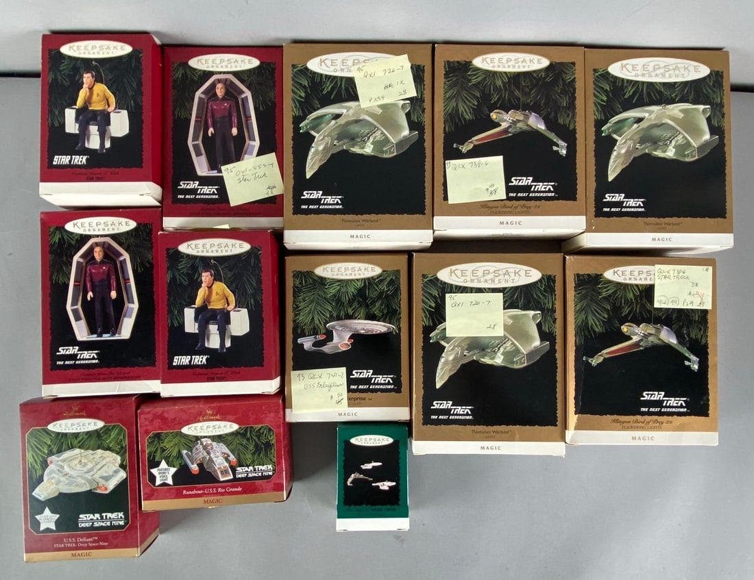 Group of Star Trek Hallmark Keepsake Ornaments (1 of 3)
