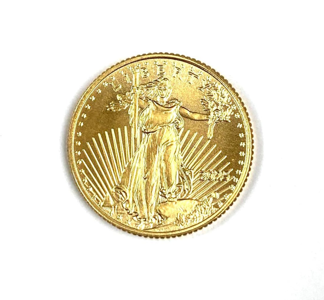 2025 US Mint $5 1/10th oz American Gold Eagle (1 of 2)