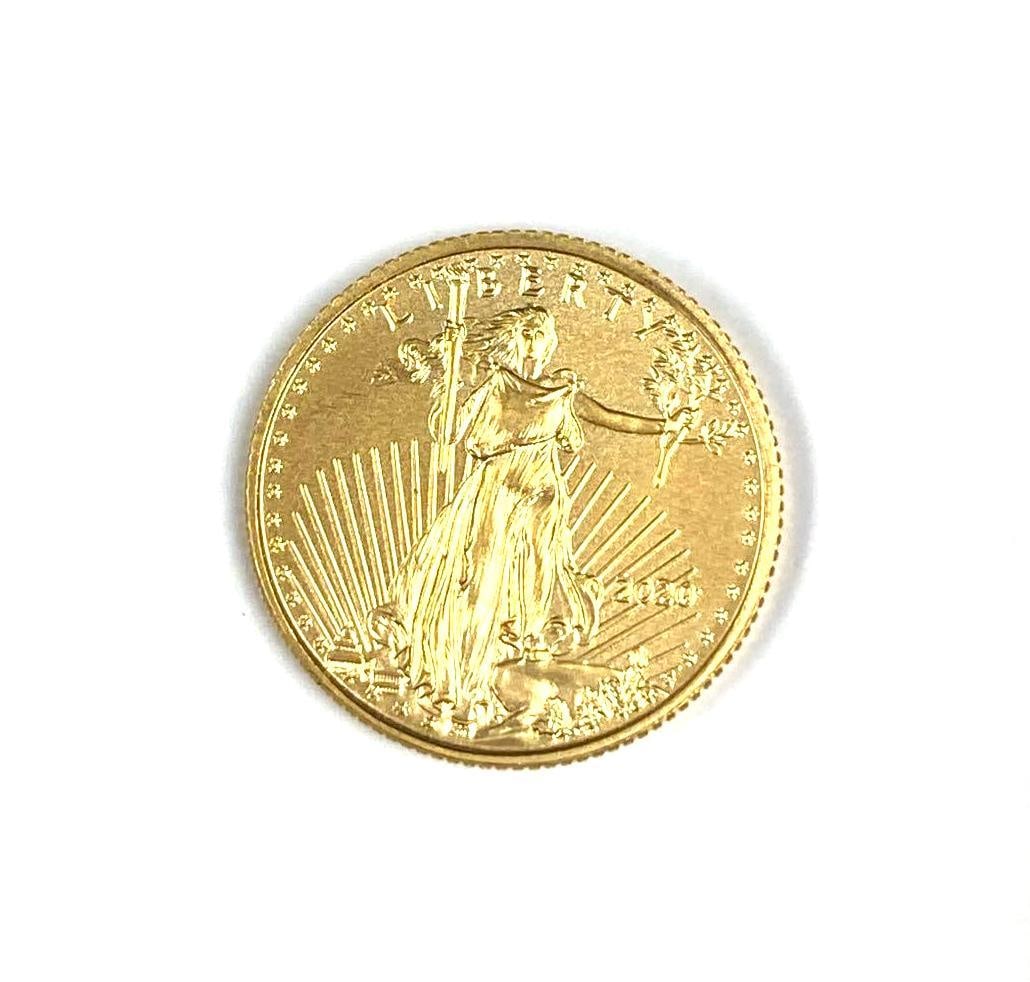 2020 US Mint $5 1/10th oz American Gold Eagle (1 of 2)