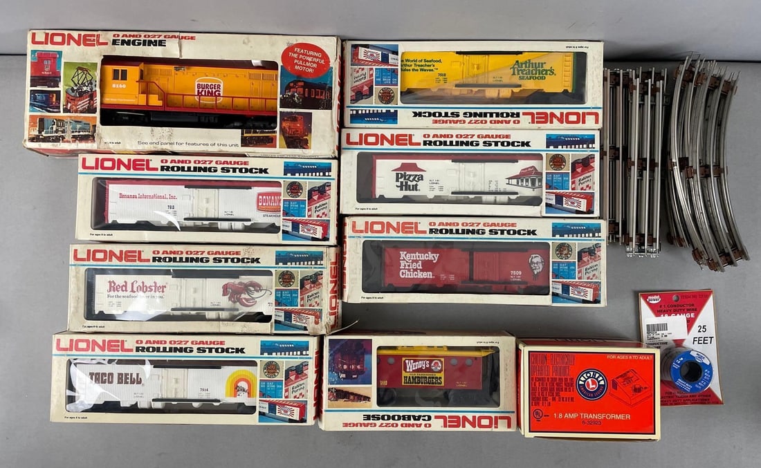 Group of Lionel O Scale Restaurant Advertising Train Set (1 of 4)