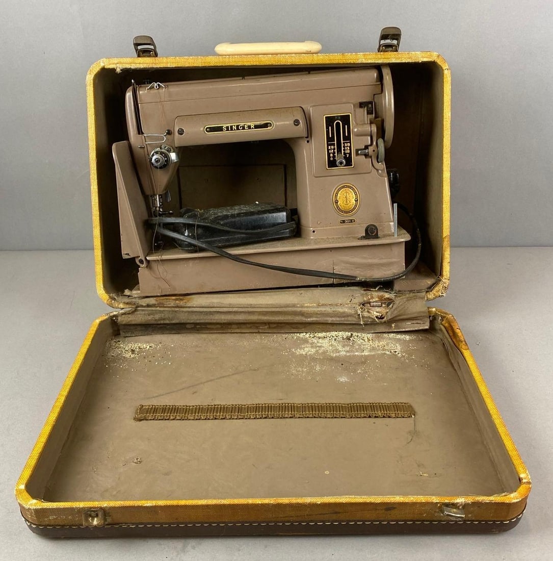 Vintage Singer 301 Sewing Machine with Case (1 of 3)