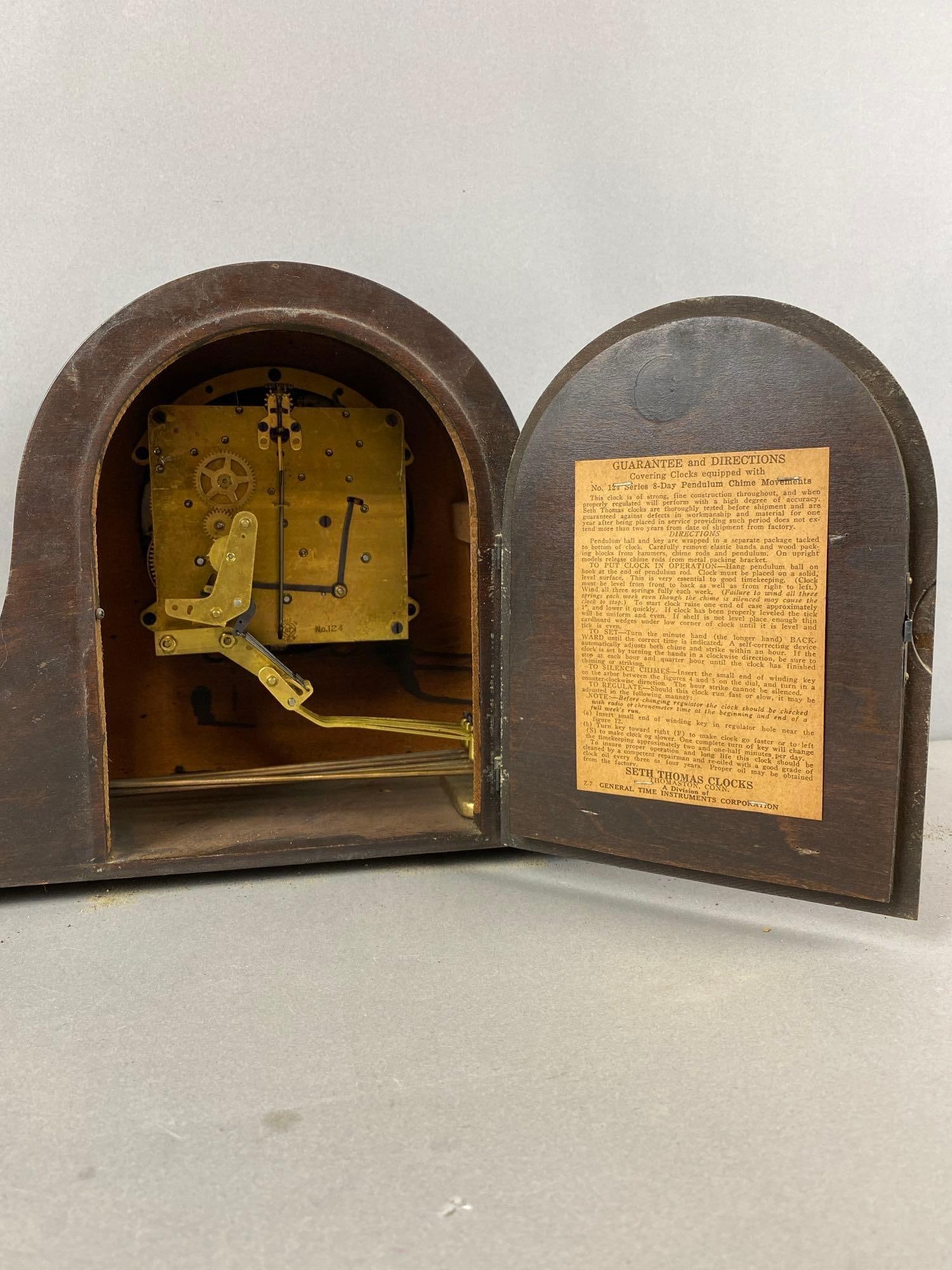 Vintage Seth Thomas Mantle Clock - 3