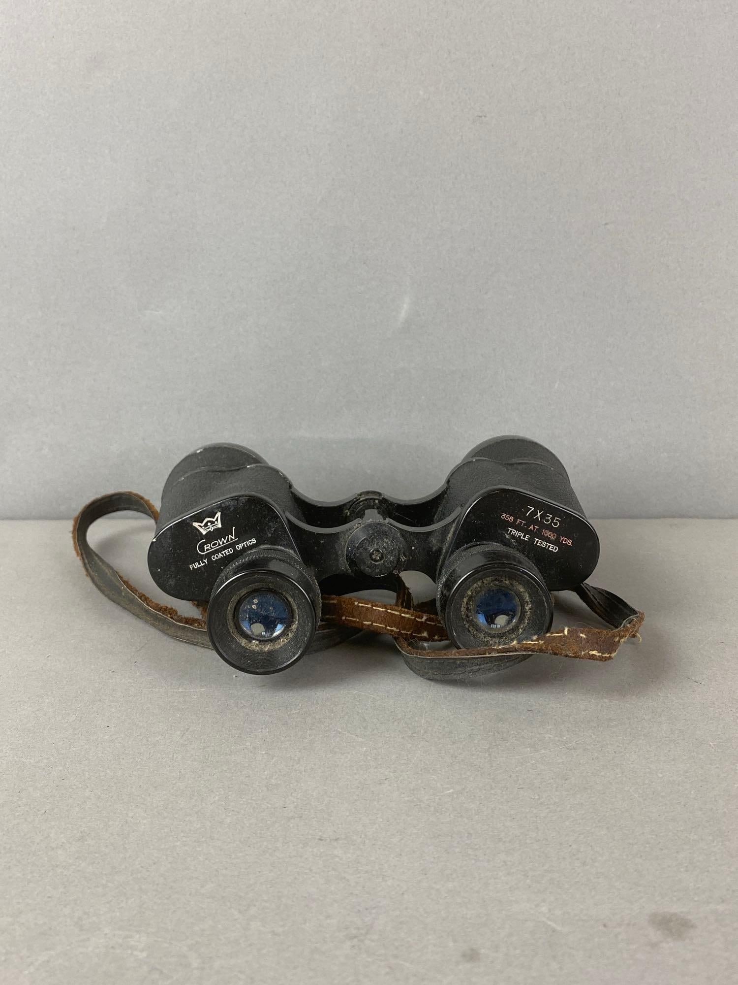 Vintage Crown Binoculars - 2