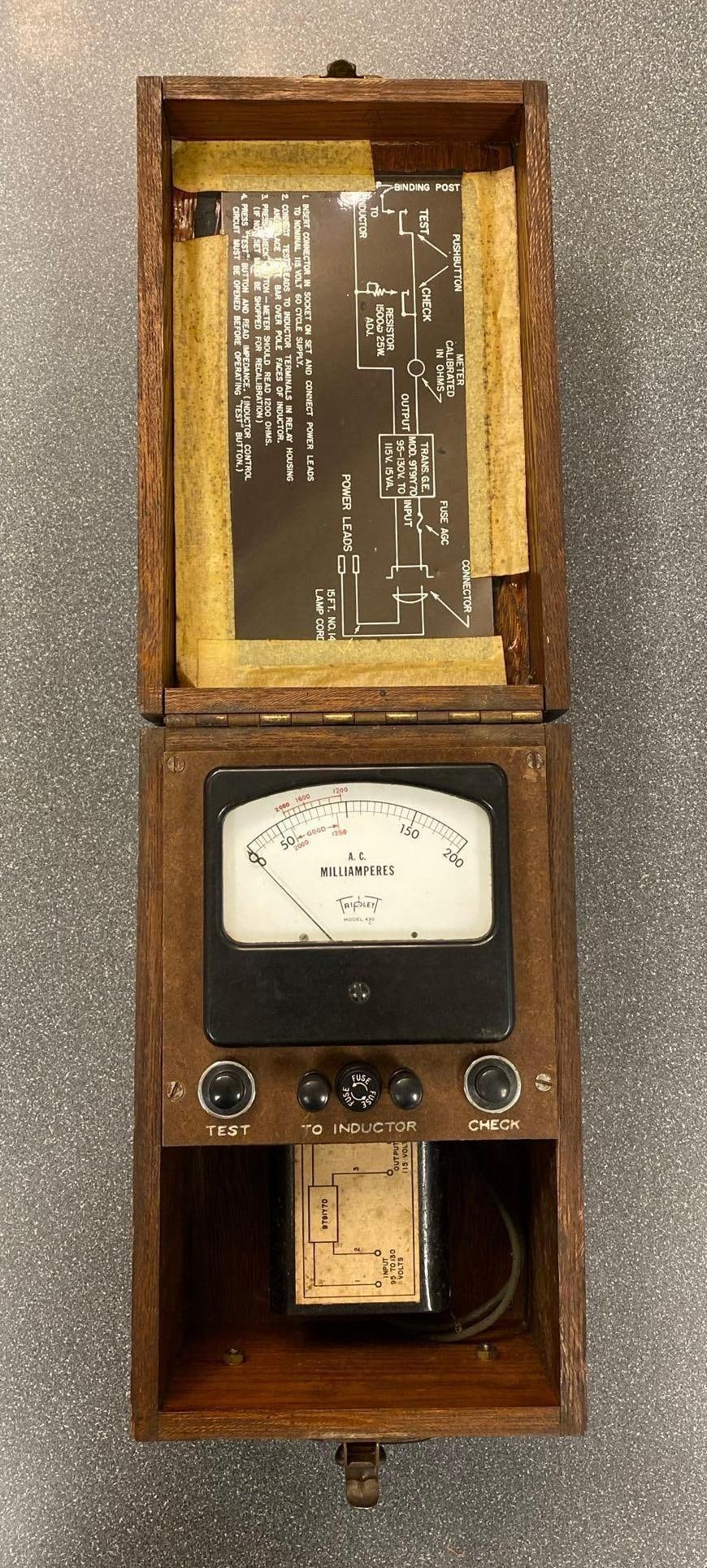 Vintage Triplet Model 420 Analog Panel Meter (1 of 3)