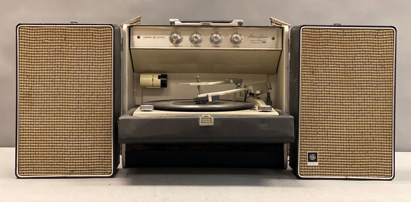 General Electric Stereographic Portable Record Player (1 of 2)