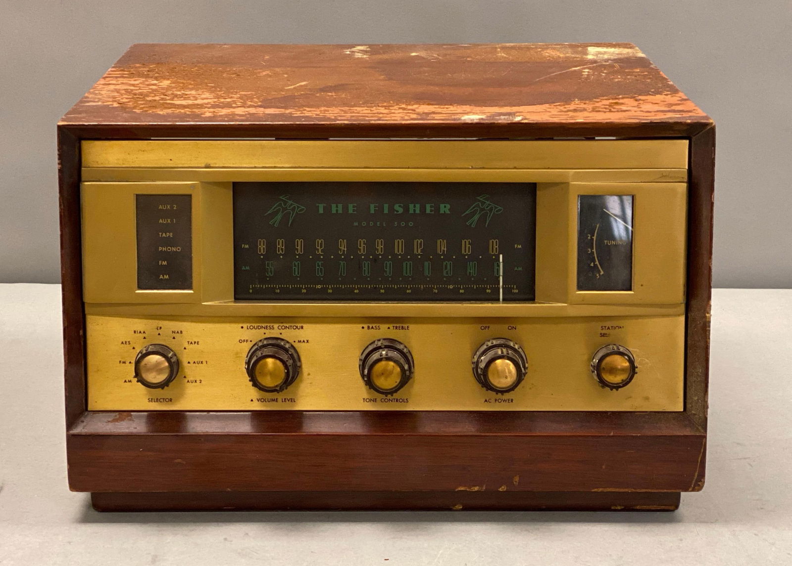 The Fisher Model 500 Tube AM/FM Hi-Fi Receiver (1 of 3)