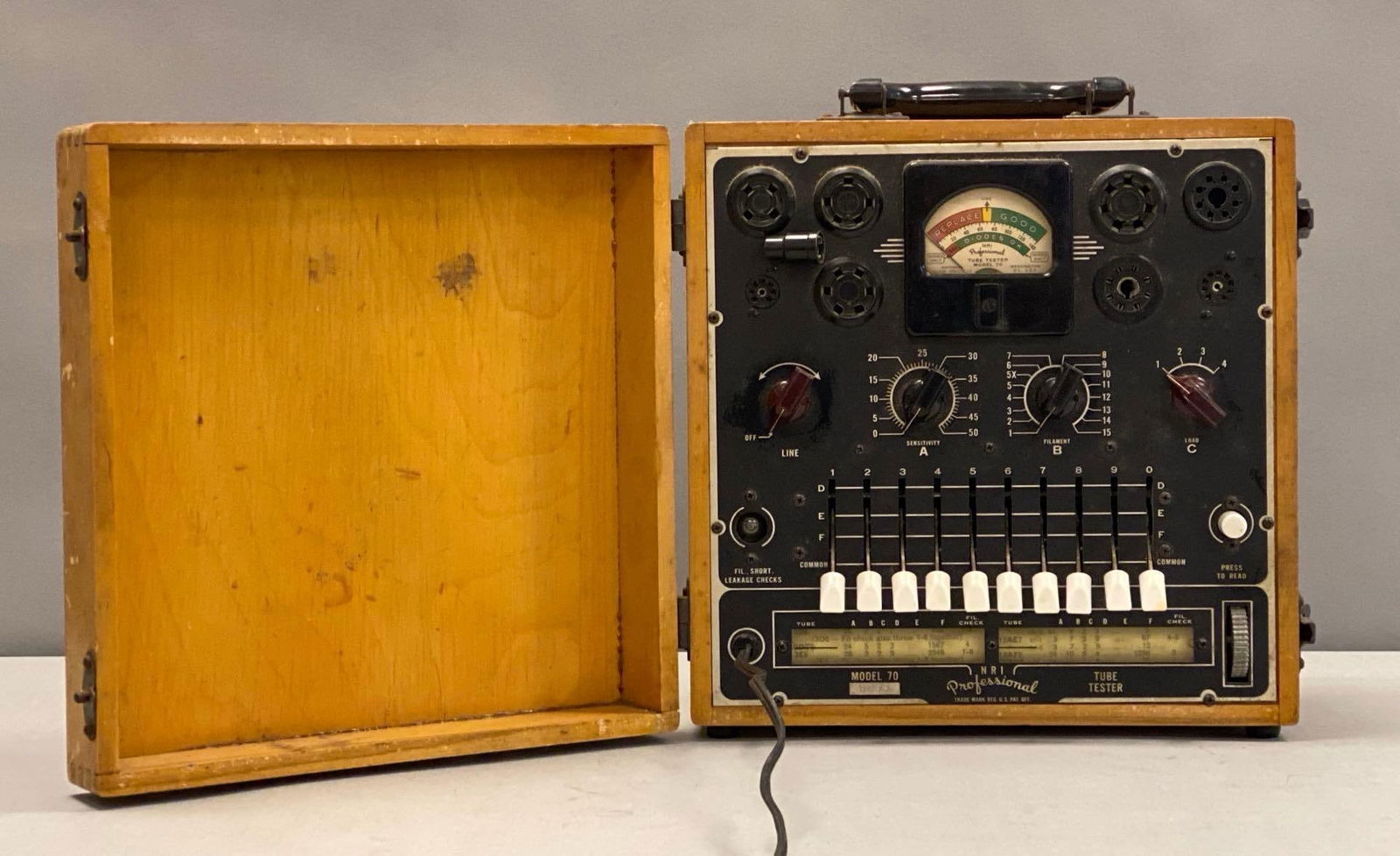 NRI Professional Model 70 Tube Tester (1 of 3)