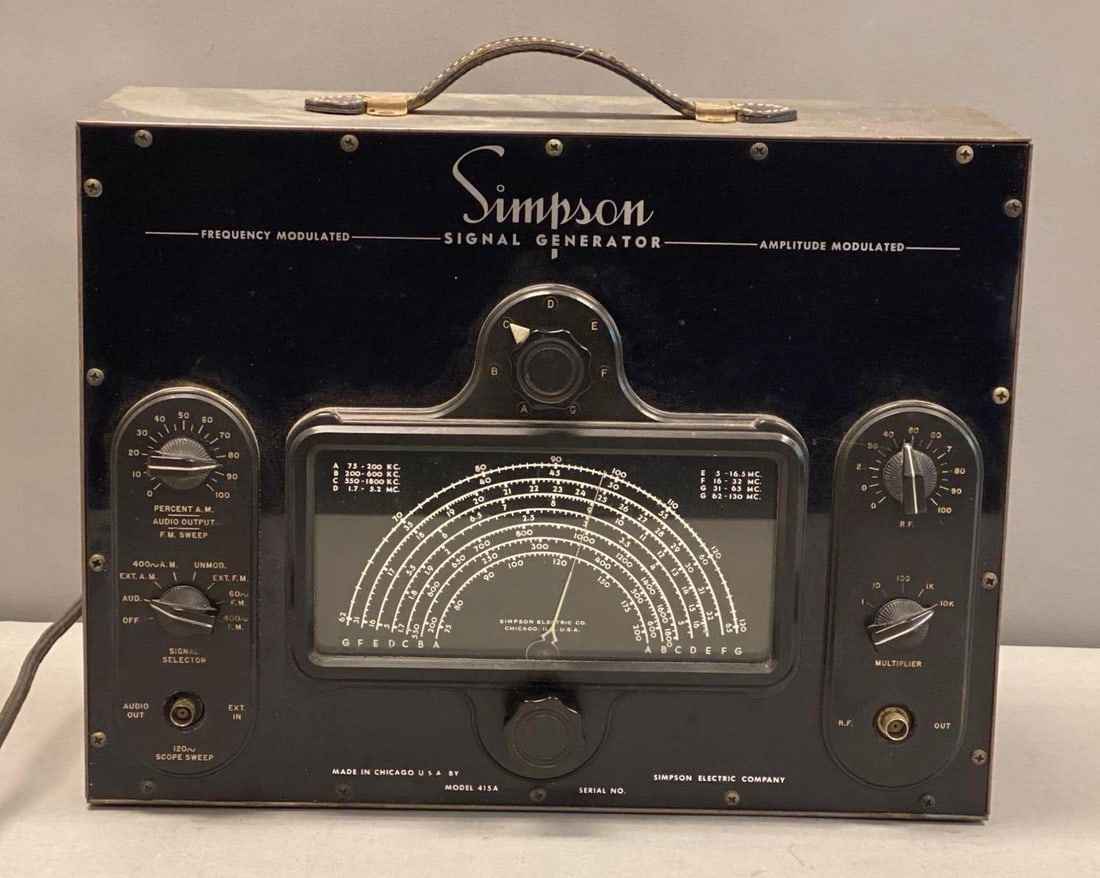 Simpson Model 415A Signal Generator (1 of 2)