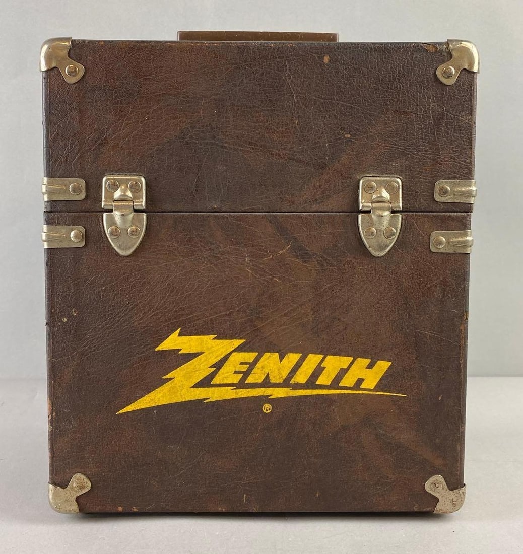 Zenith Tv /Radio Tube Caddy: Measures H 13 x W 7 1/2 x L 11 inches. Includes 2 soldering guns.