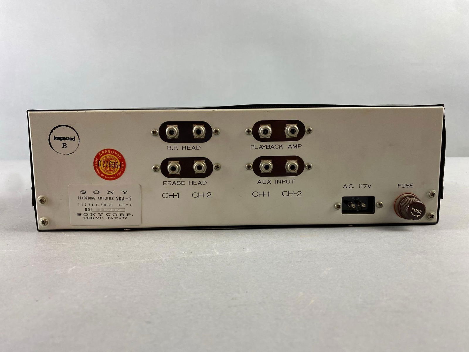 Sony Recording Amplifier SRA 2 - 3