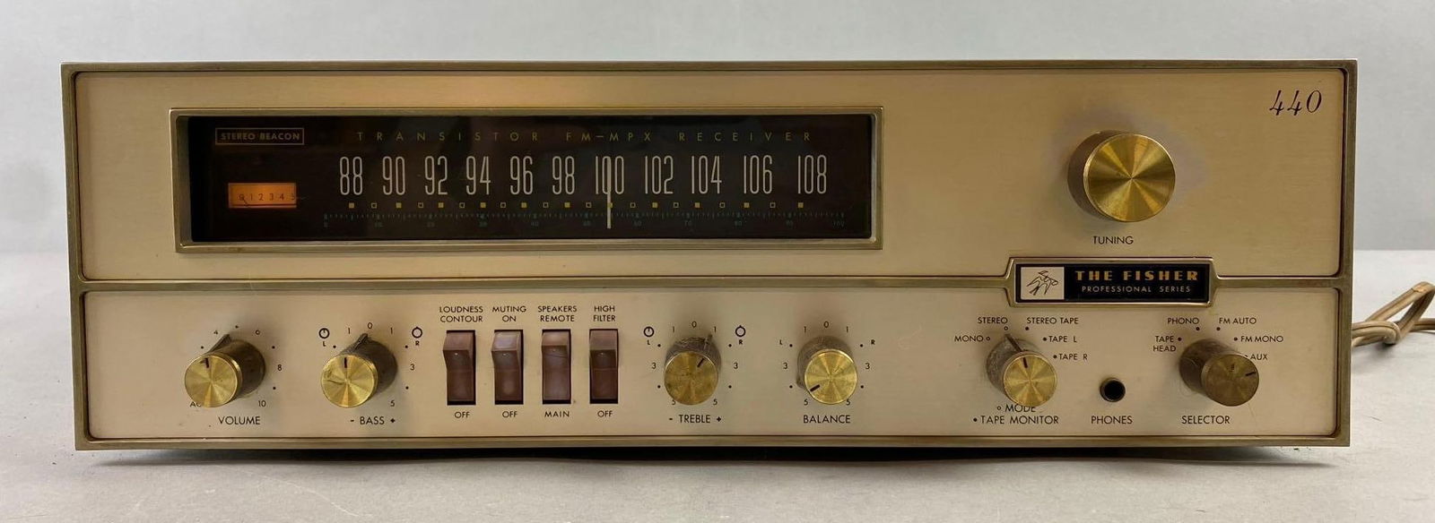 The Fisher Professional Series Transistor Fm MPX Receiver (1 of 2)