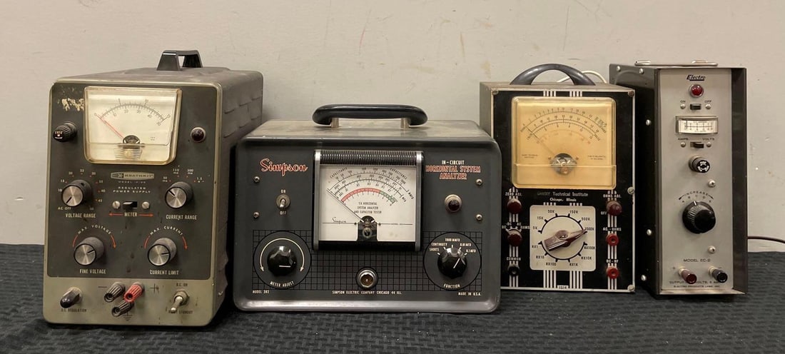 Group of Vintage Electronic Equipment (1 of 2)