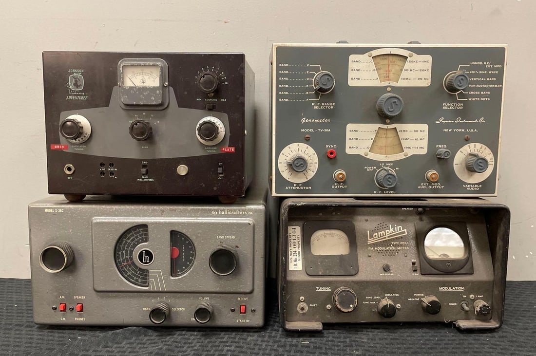 Group of Vintage Electronic Meters (1 of 2)