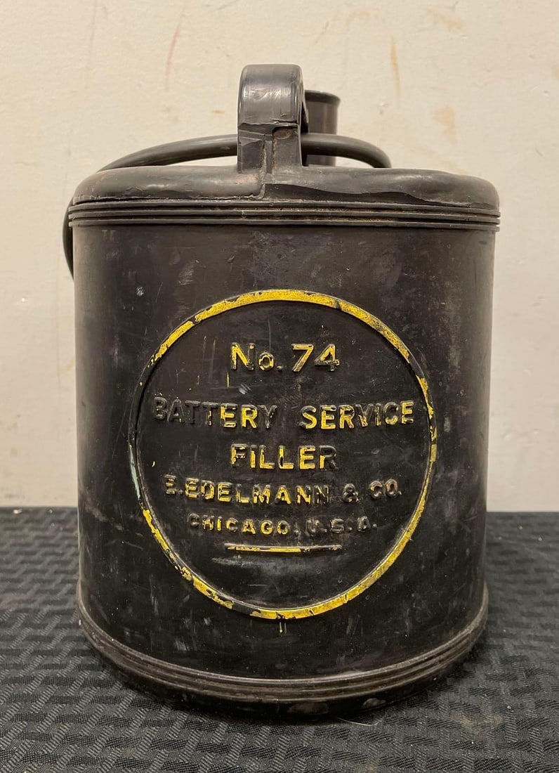 Vintage E. Edelmann No.74 Battery Service Filler (1 of 3)