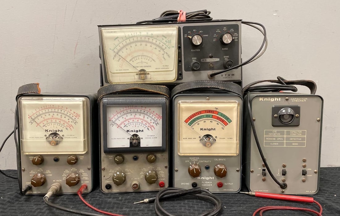 Group of Vintage Electronics Testers (1 of 2)