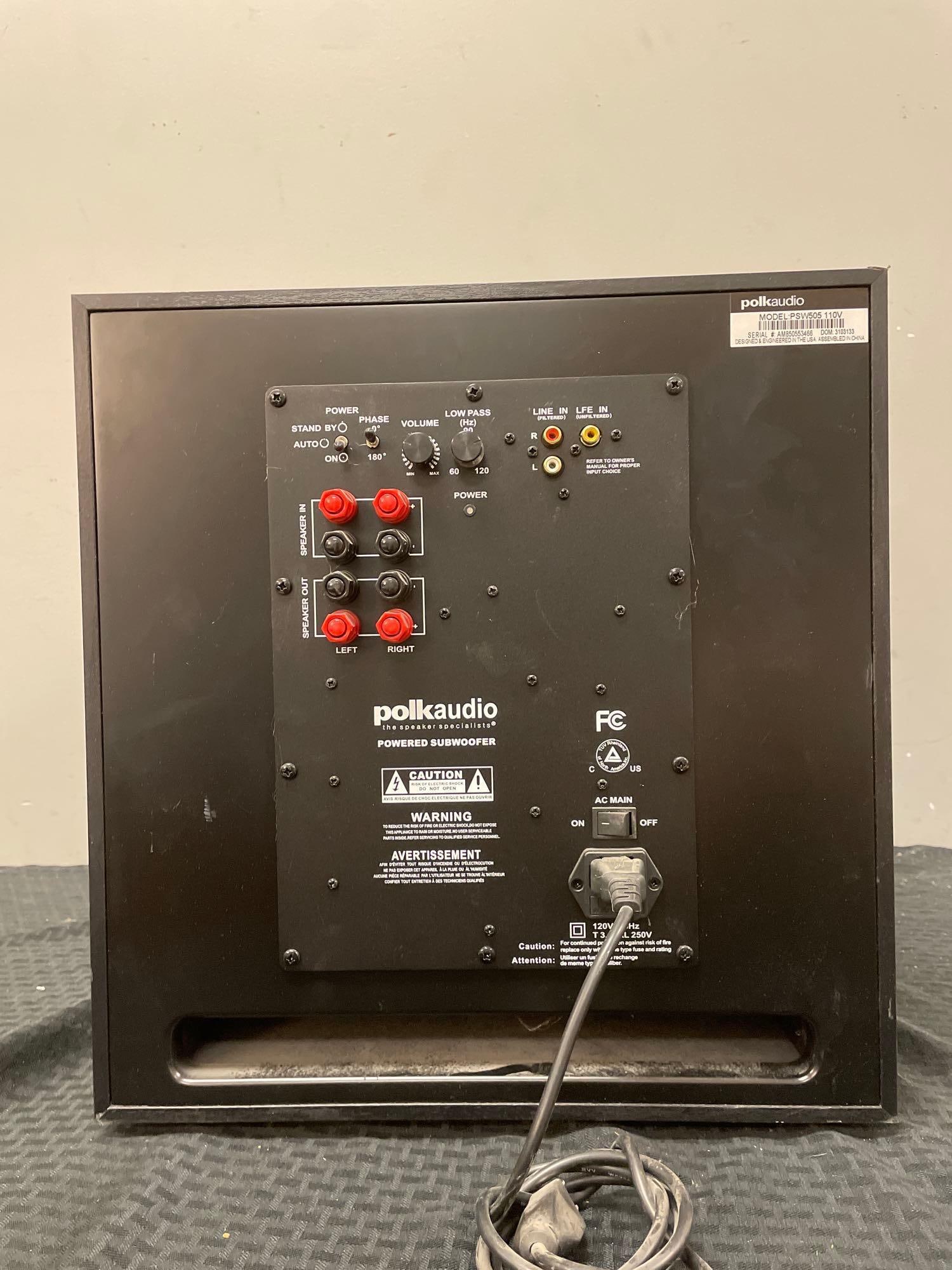 Polk Audio Powered Subwoofer - 3