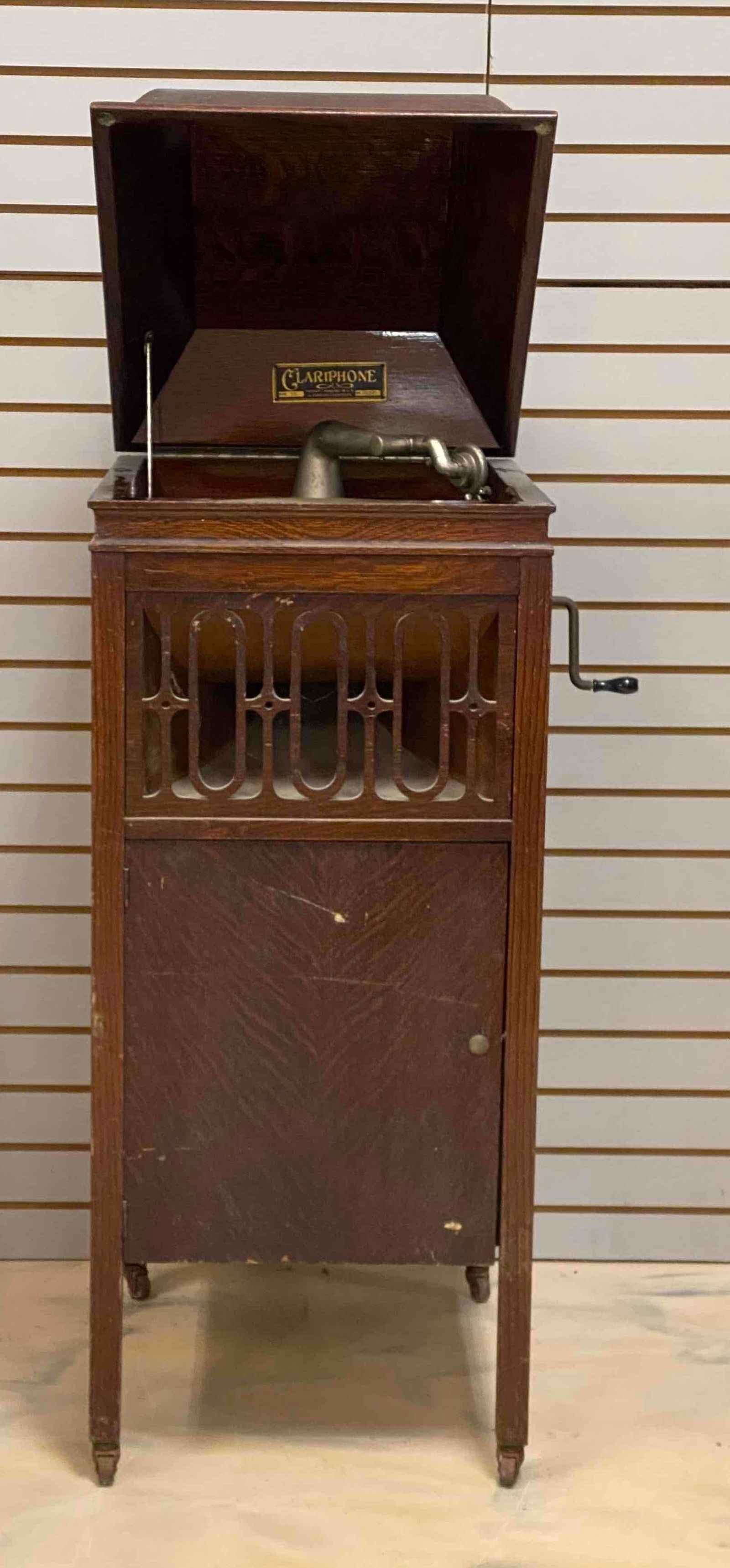 Antique No. 75 Clariphone Floor Phonograph (1 of 6)