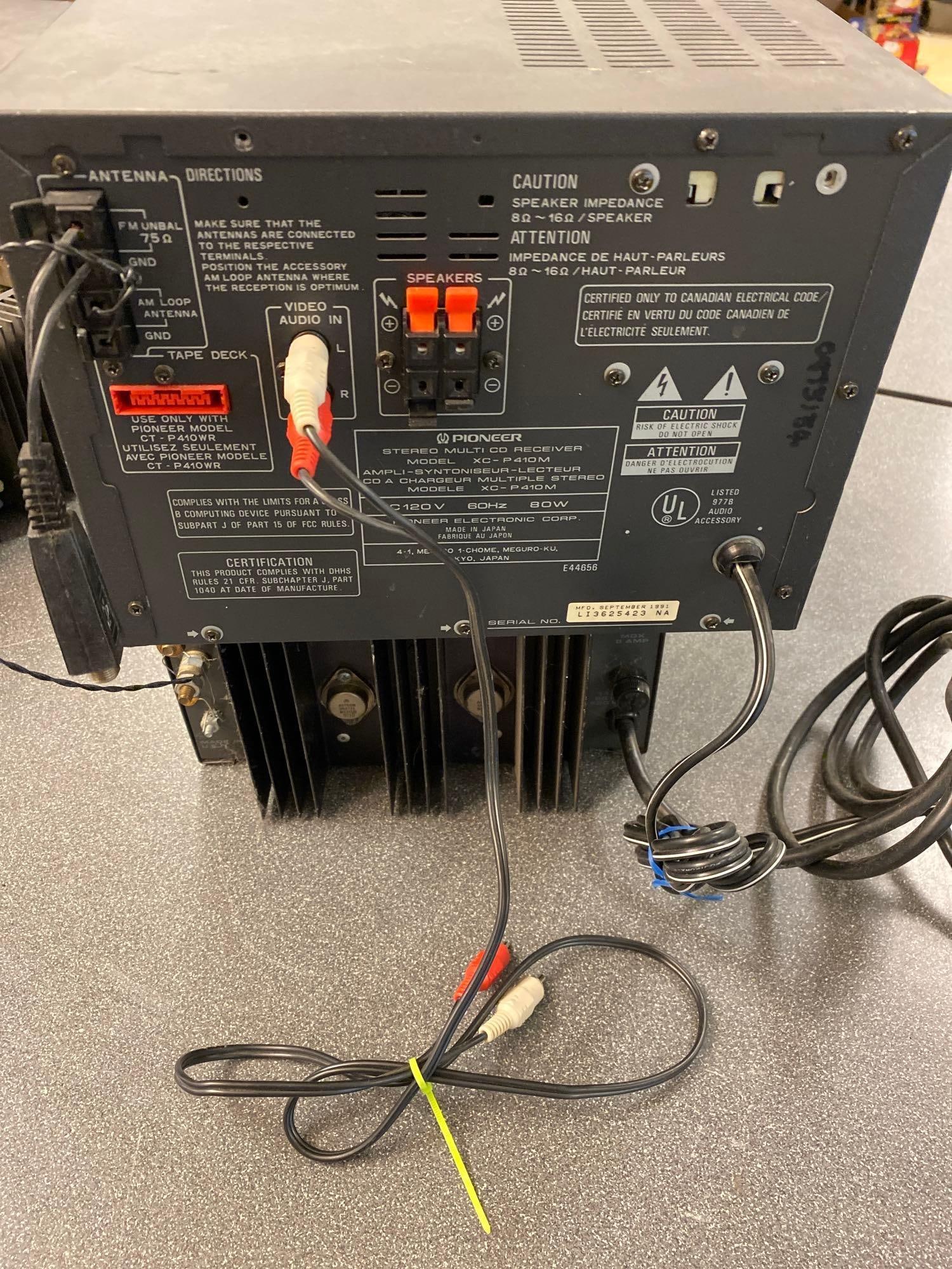 Pioneer Multi Cd Receiver and More - 4