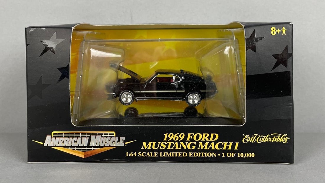 Ertl American Muscle'69 Ford Mustang Mach I Die-Cast Car (1 of 2)