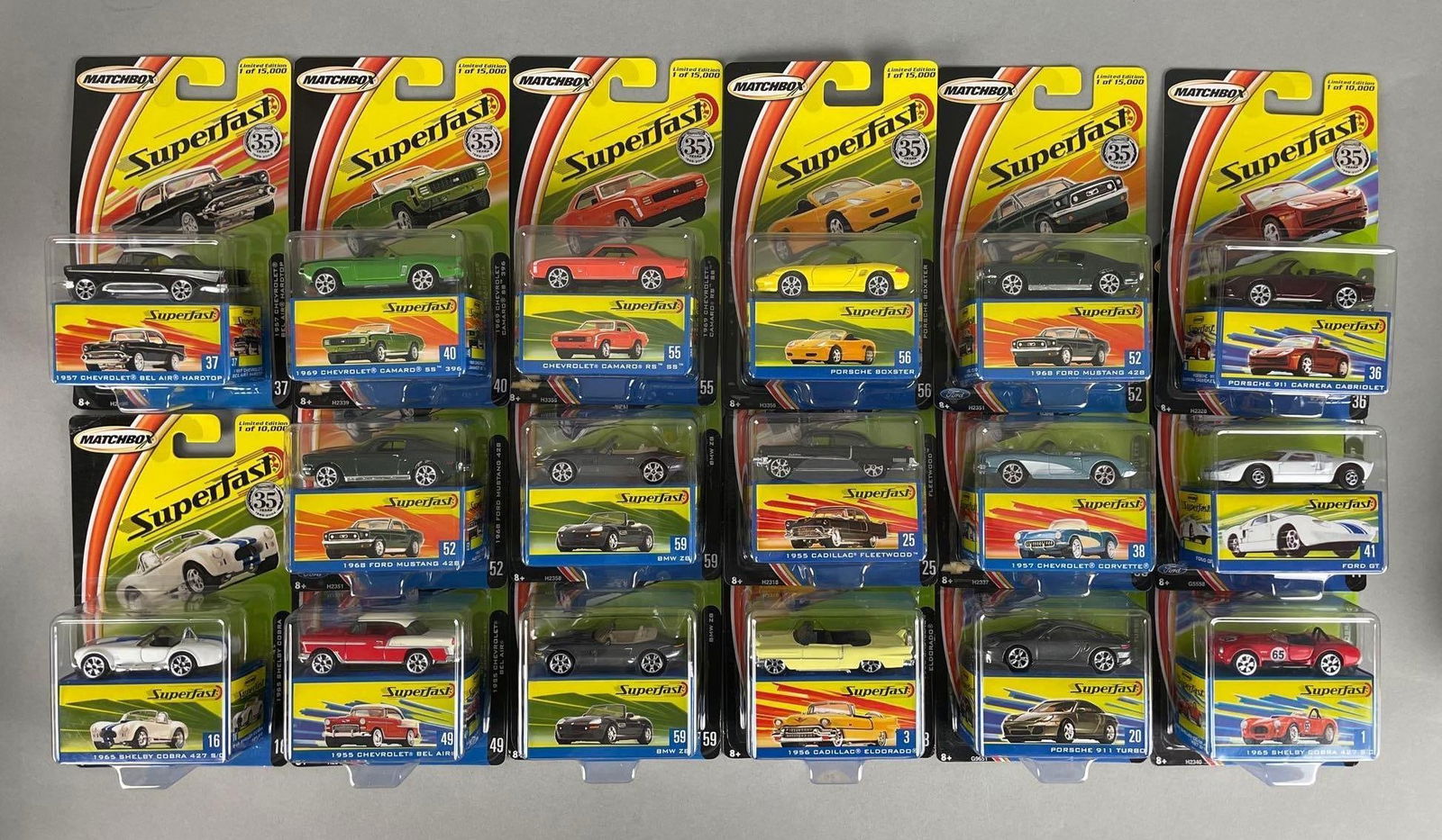 Group of Limited Edition Matchbox Superfast Die-Cast Cars (1 of 3)