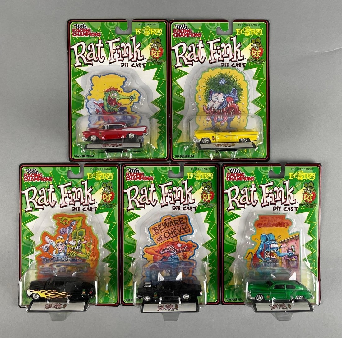 Group of Racing Champions Rat Fink Die-Cast Cars (1 of 2)