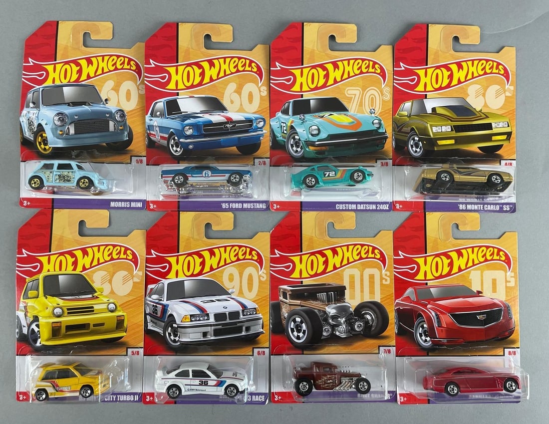 Group of Mattel Hot Wheels Decades Die-Cast Vehicles (1 of 2)