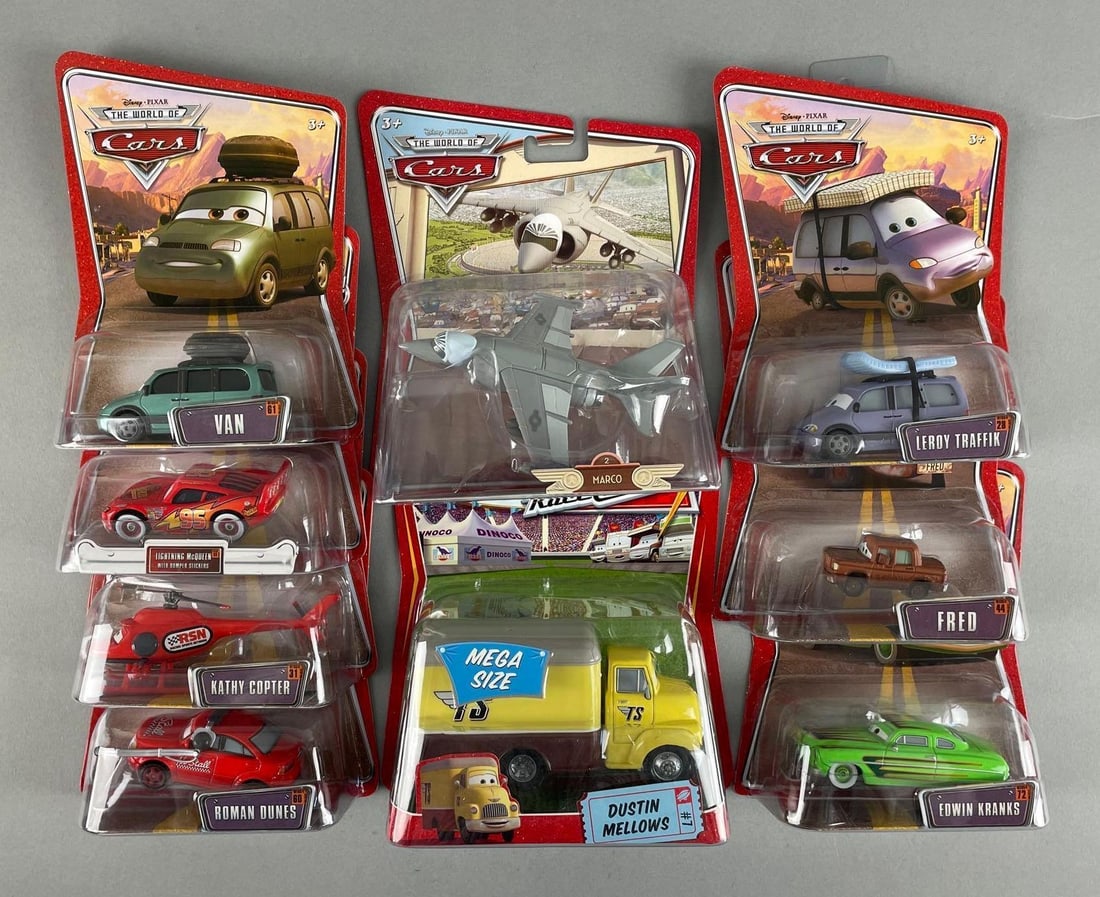 Group of Mattel Disney The World of Cars Die-Cast Vehicles (1 of 3)