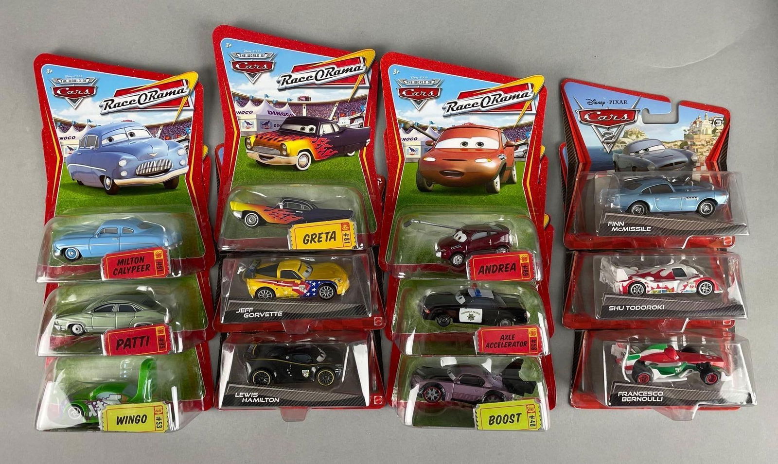 Group of Mattel Disney The World of Cars Die-Cast Vehicles (1 of 3)