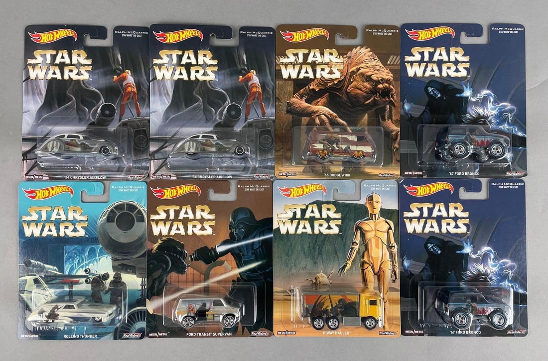 Group of Mattel Hot Wheels Star Wars Die-Cast Vehicles: Ralph McQuarrie, 1/64 scale
