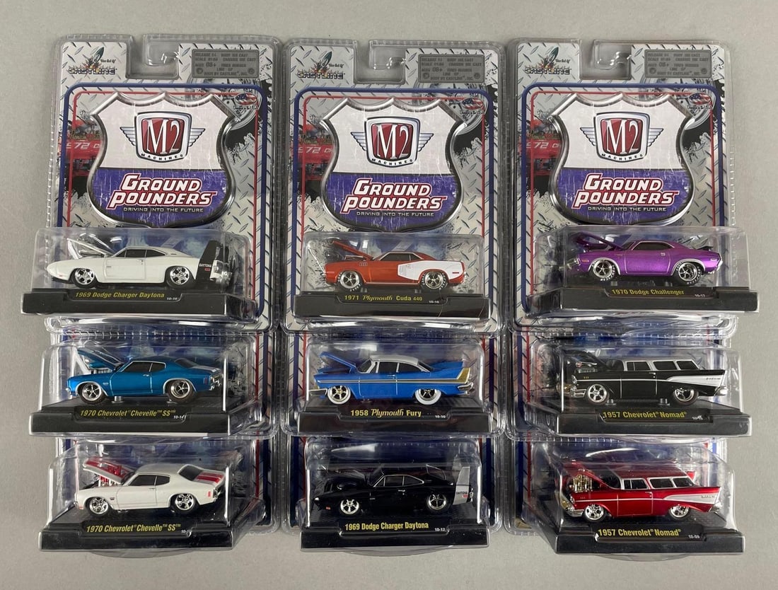 Group of M2 Machines Ground Pounders Die-Cast Vehicles (1 of 2)