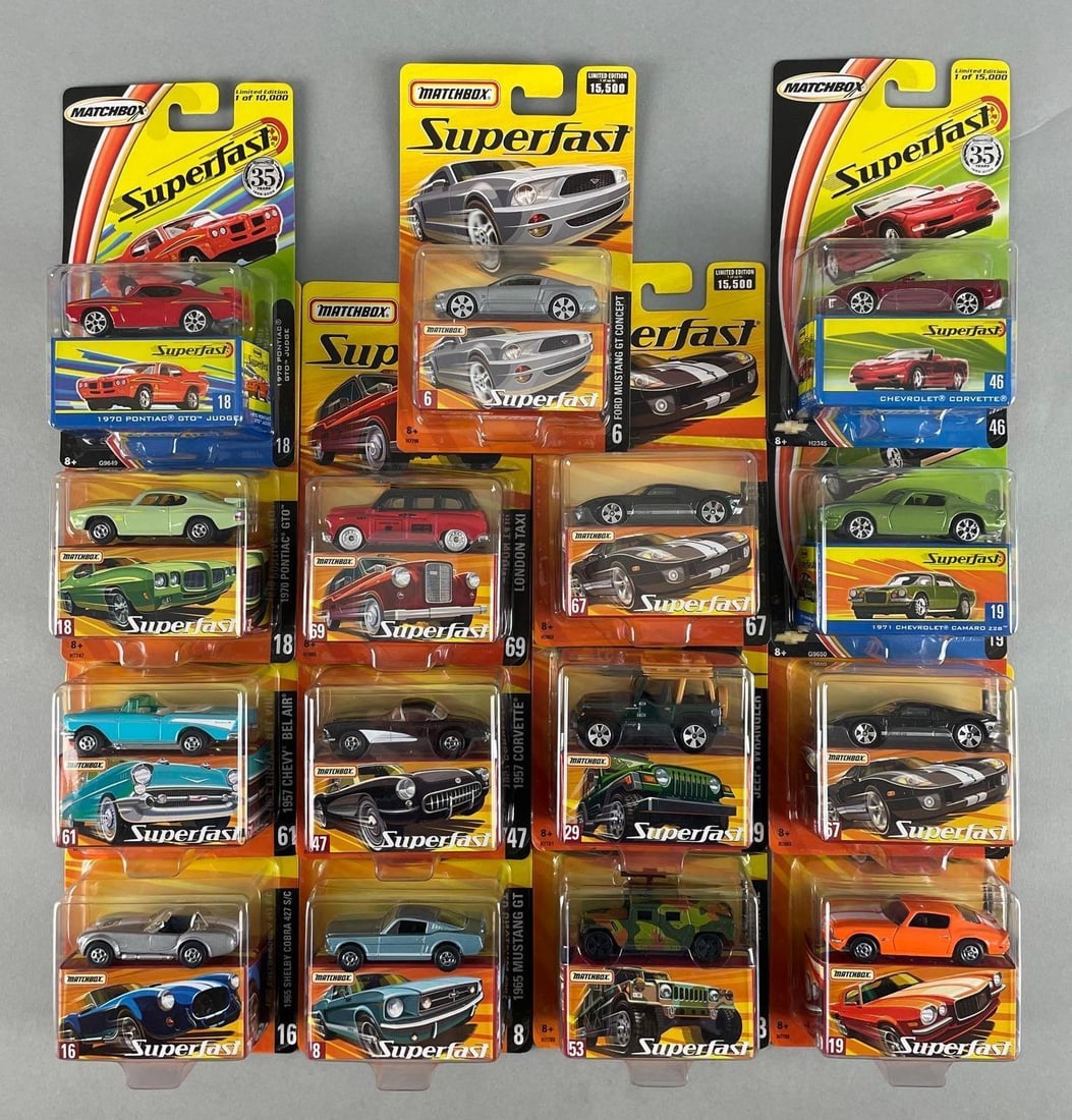 Group of LE Matchbox Superfast Die-Cast Vehicles (1 of 3)