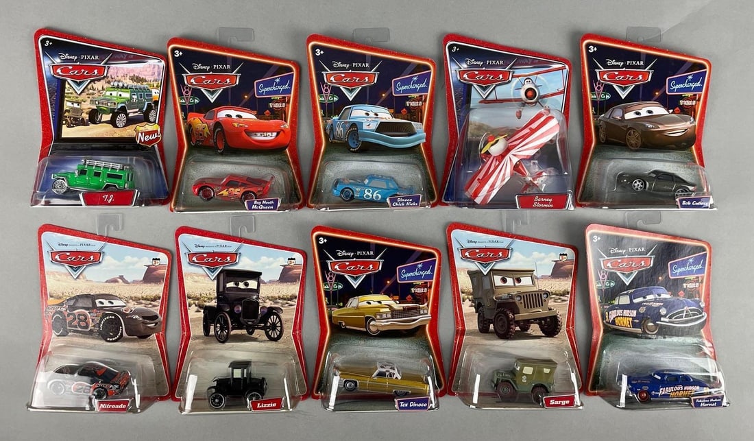 Group of Mattel Disney Pixar Cars Die-Cast Vehicles: Original packaging
