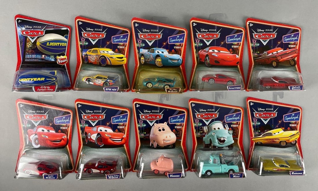 Group of Mattel Disney Pixar Cars Die-Cast Vehicles: Original packaging