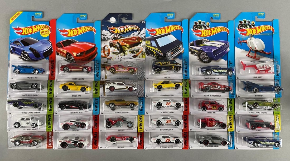 Group of Mattel Hot Wheels Die-Cast Vehicles (1 of 3)